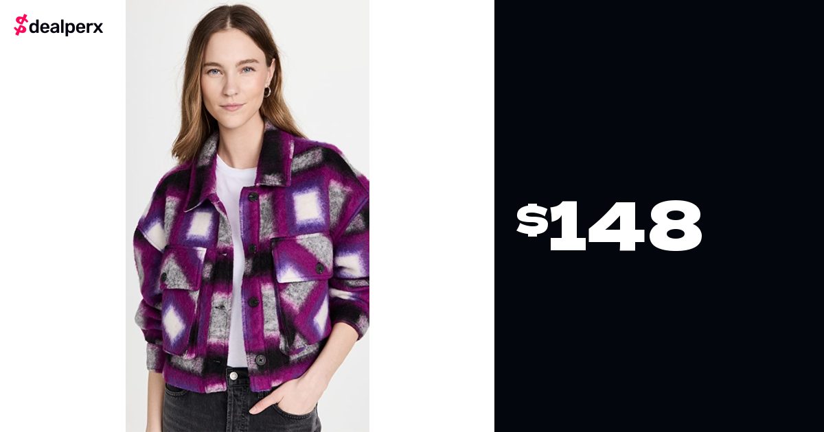 Luck Finder Plaid Cropped Shacket - Dealperx