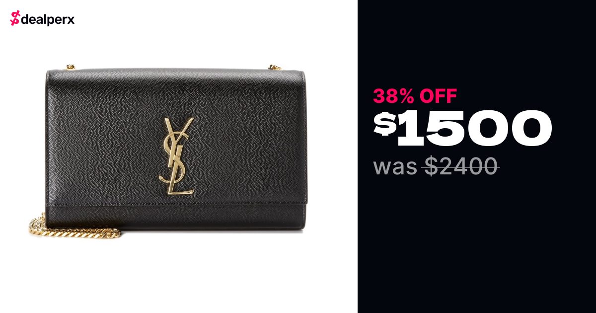 Sale on Saint Laurent Kate Monogram Medium Leather Shoulder Bag