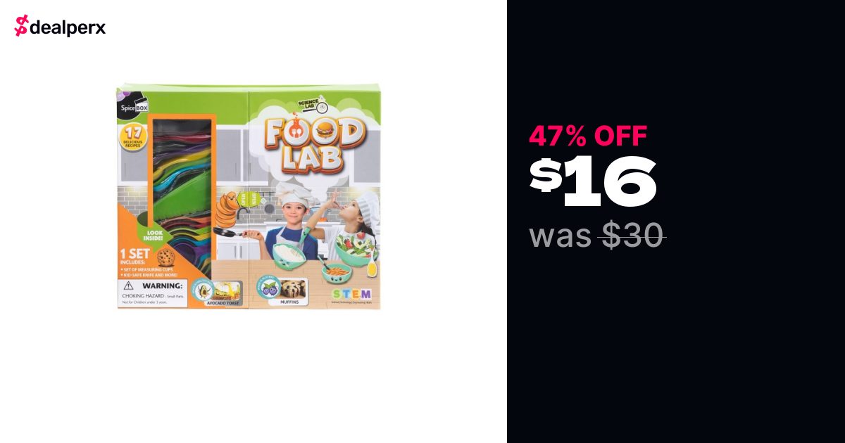 Sale on SPICEBOX Science Lab Food Lab Kit