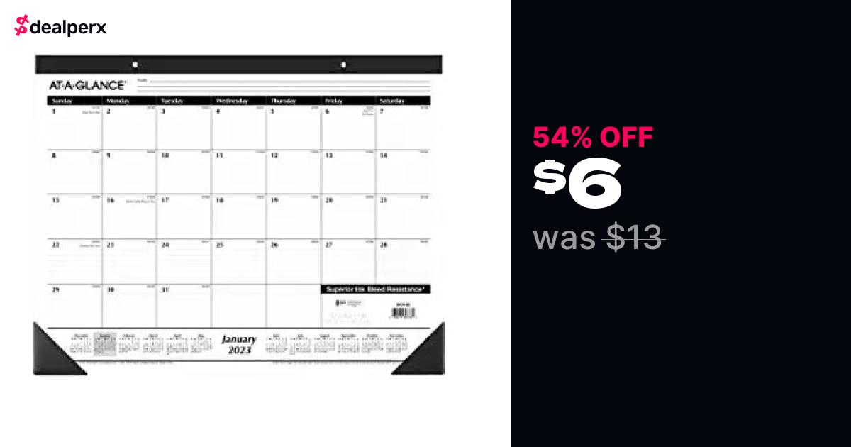 Ataglance 2023 Desk Calendar Dealperx