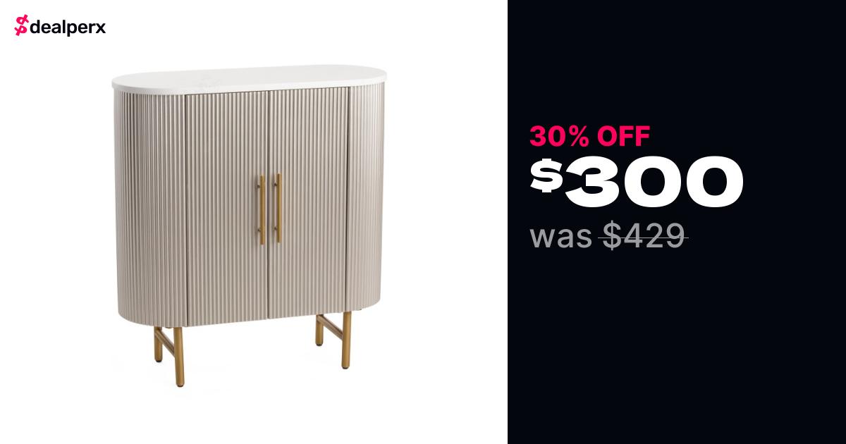 Sale on DREXEL Fluted Two Door with Stone Top