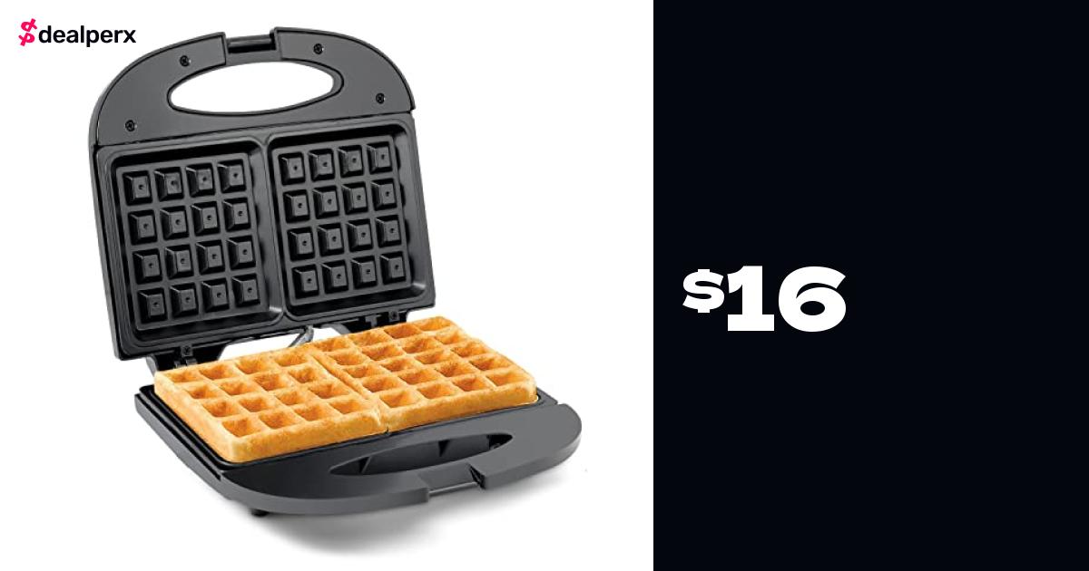 Elite Gourmet Maxi-matic Electric Nonstick Belgian Waffle Iron Snack ...