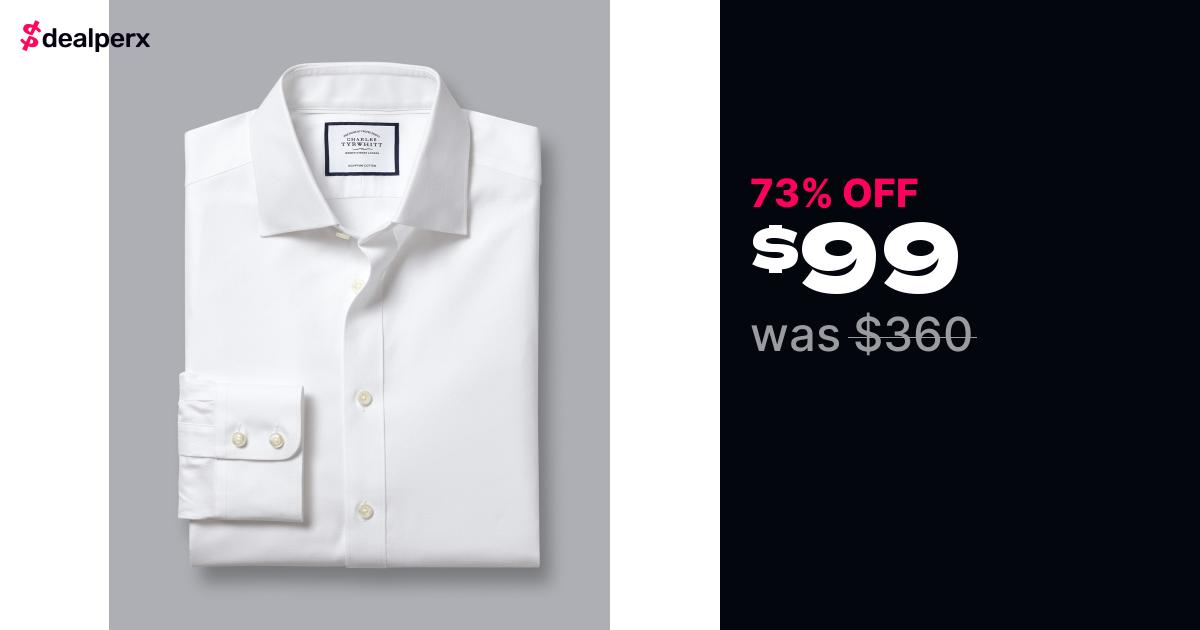 Sale on Charles Tyrwhitt 3 Charles Tyrwhitt Shirts for 99