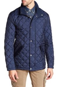 Get 50% Off on This Cole Haan Quilted Ribbed Collar Jacket!