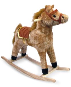 Trademark Global Happy Trails Plush Rocking Horse