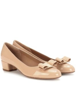 salvatore ferragamo Vara Bow leather pumps