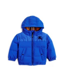 Burberry Boys' Mini Ezra Hooded Down Puffer Coat - Baby size 6 & 12 months