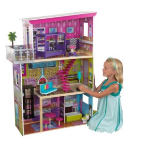 KidKraft Super Model Dollhouse with 11 accessories includedp