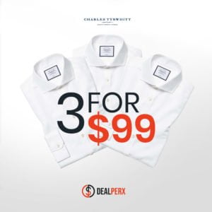 Get 3 Charles Tyrwhitt Non-iron Shirts for Only $99!