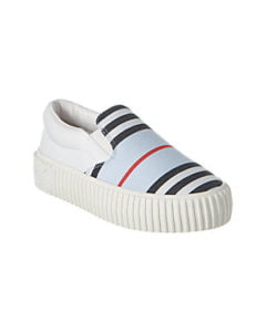 Burberry Stripe Slip-On Sneaker