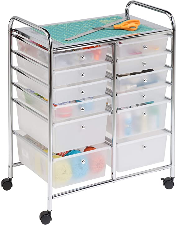 Rolling Storage Cart and Organizer - Dealperx