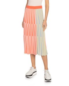 Kenzo Striped Knit Midi Skirt
