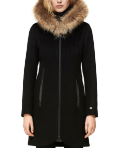 Charlena Fur Trim Coat