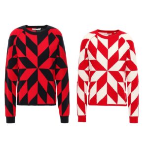 CHINTI & PARKER Intarsia  wool and cashmere-blend sweater