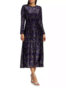 Rachel Comey Astraea Sequin Long Sleeve Dress