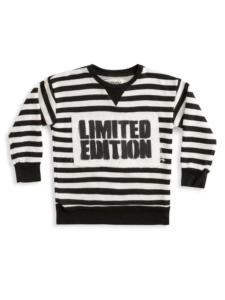 Nununu Baby's, Little Girl's & Girl's Limited Edition Striped Sweatshirt