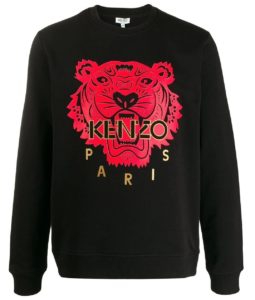 KENZO Men's Tiger Sweatshirt in Black