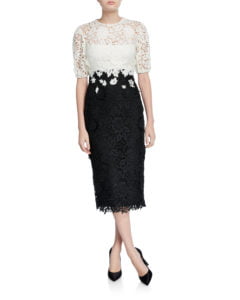 Blouson Bodice Sheath Dress