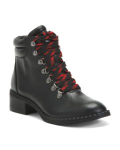 Ultimate Comfort Leather Hiker Booties