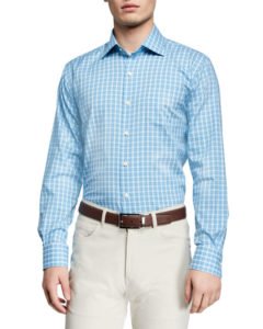 Men's Crown Fabian Plaid Sport Shirt