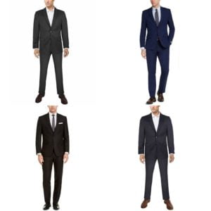 Men's Flex Plain Slim Fit Suits