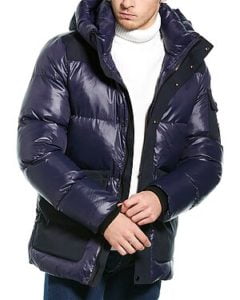 Matte Shine Quilted Puffer Parka