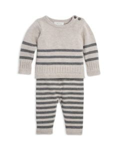 Girls' Striped Sweater Set - Baby
