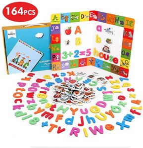 164 pcs Magnetic Letters and Numbers