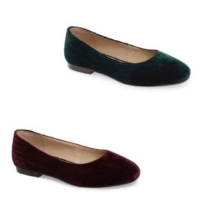Camilla Velvet Flat