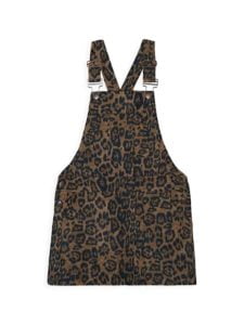 Girl's Leopard-Print Dress