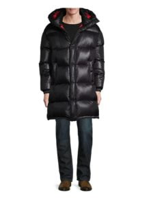 Down-Fill Hooded Puffer Coat