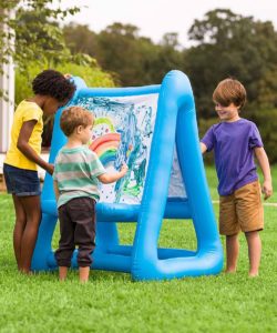Blue Double-Sided Inflatable Easel