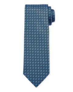 Men's Medium Neat Silk Tie