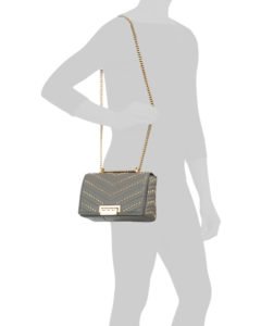 Leather Soft Earthette Medium Chain Shoulder Bag