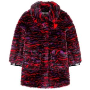 Faux fur coat