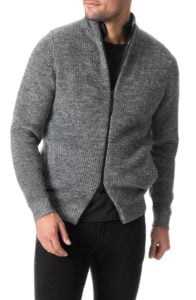 Halcombe Full Zip Wool Sweater