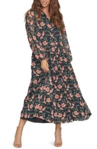 Floral Long Sleeve Dress