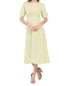 Beline Luda Floral Print Midi Dress