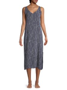 Printed Long Chemise