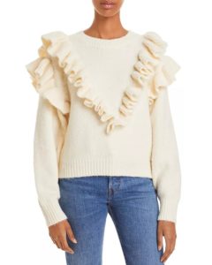Versace In Mind Ruffled Sweaterp