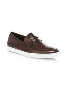 Chelsea Cloud Cacao Leather Penny Loafers