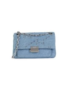 Ziggy Chain-Strap Denim Bag