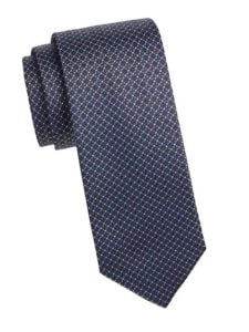 Silk Woven Medallion Tie