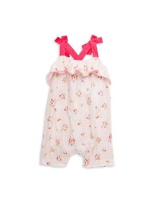 Baby Girl's Ruffle Floral Romper