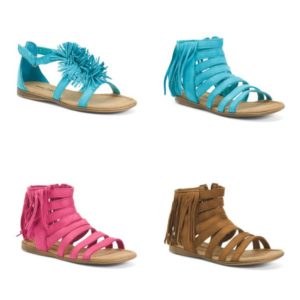 Girls FRINGE SANDALS
