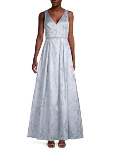 Metallic Brocade Gown