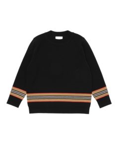 Boy's Bryn Icon Stripe Wool Sweater, Size 4-12