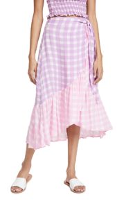 Gingham Cecilia Skirt-final sale