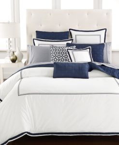 Embroidered Frame Comforter, Twin
