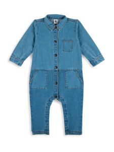 Baby Boy's Denim Jumpsuit